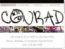 Tablet Screenshot of craigconradmusic.com